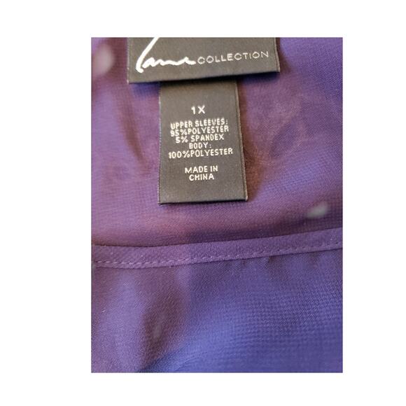 Laura Collection !X blue‎ shirt with fancy buttons - Picture 4 of 7